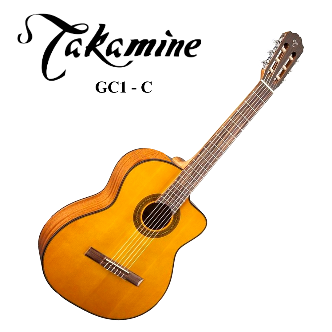 Takamine GC1C Classical Cutaway Acoustic Guitar | Natural